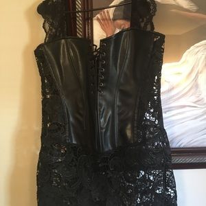 Black Bustier top